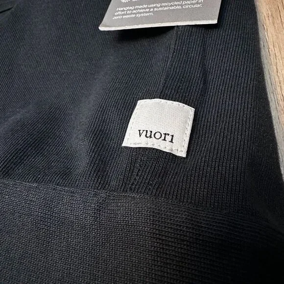 Vuori Mackenzie Jacket Medium Washed Black Cotton Shacket Chore Coat Inspo NWT - Picture 9 of 16